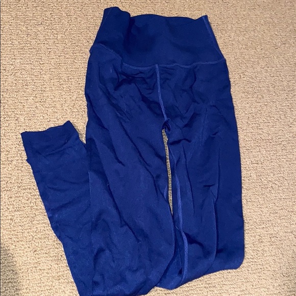 Fabletics Pants - Fabletics Essential SculptKnit leggings Navy Blue